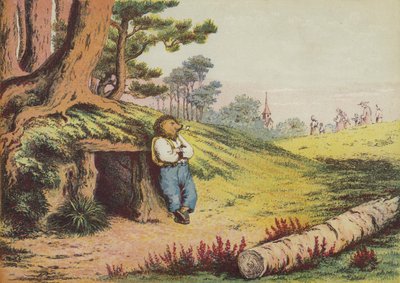 The Hare and the Hedgehog by European School